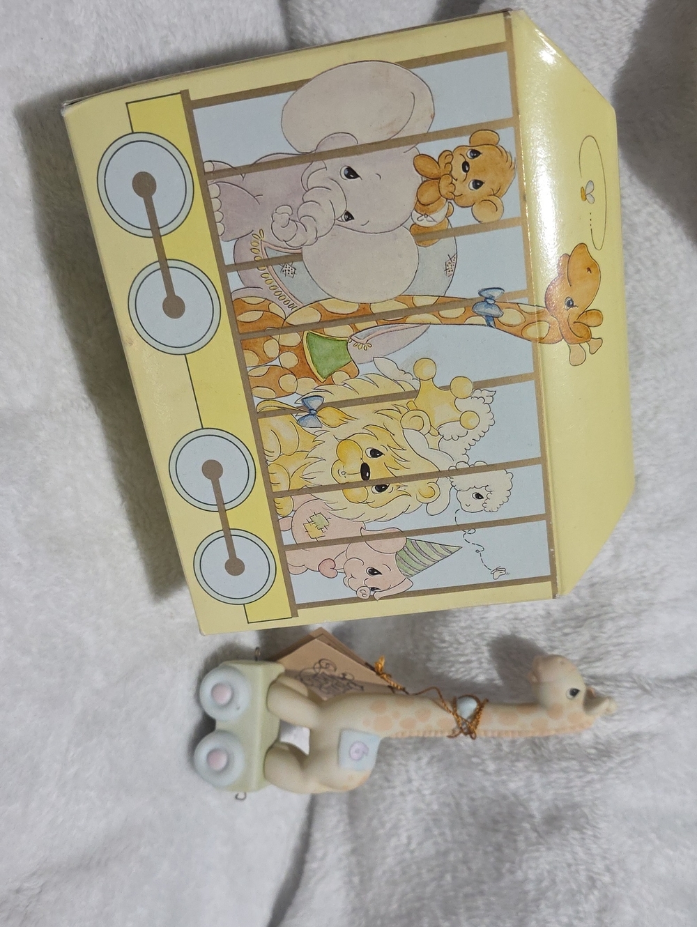 Precious Moments Birthday Circus Train Age 6 Giraffe Figurine w/ Box & Tag